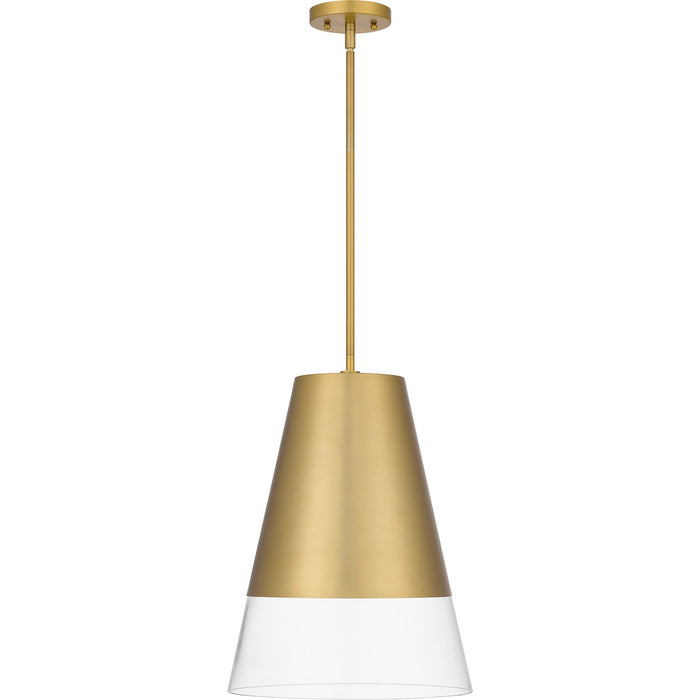 Myhouse Lighting Quoizel - PRG1514BRG - One Light Pendant - Peregrine - Brushed Gold