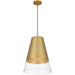 Myhouse Lighting Quoizel - PRG1514BRG - One Light Pendant - Peregrine - Brushed Gold