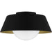 Myhouse Lighting Quoizel - QFL6182MBK - One Light Flush Mount - Quoizel Flush Mount - Matte Black