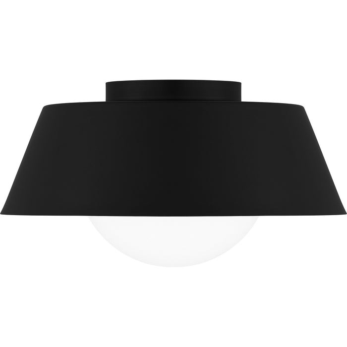 Myhouse Lighting Quoizel - QFL6182MBK - One Light Flush Mount - Quoizel Flush Mount - Matte Black