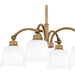 Myhouse Lighting Quoizel - QP6157WS - Four Light Chandelier - Quoizel Pendant - Weathered Brass