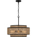 Myhouse Lighting Quoizel - QP6161MBK - Five Light Pendant - Quoizel Pendant - Matte Black