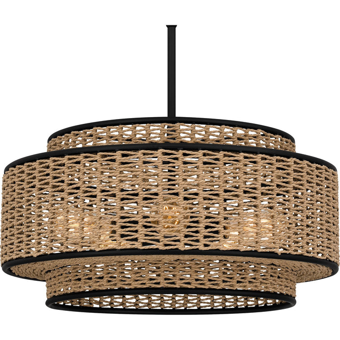 Myhouse Lighting Quoizel - QP6161MBK - Five Light Pendant - Quoizel Pendant - Matte Black