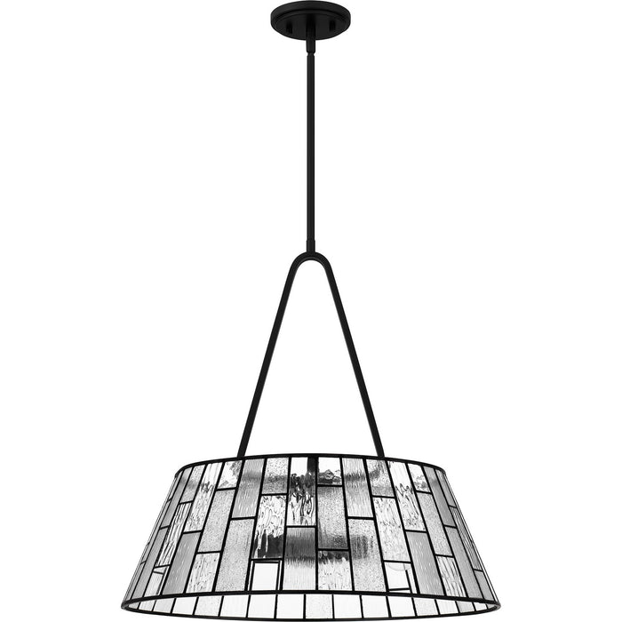 Myhouse Lighting Quoizel - QP6176MBK - Four Light Pendant - Quoizel Pendant - Matte Black