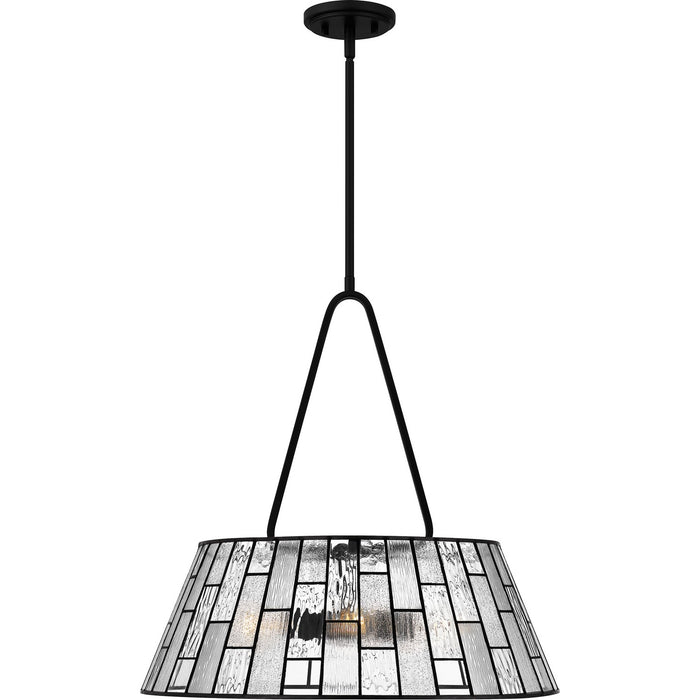 Myhouse Lighting Quoizel - QP6176MBK - Four Light Pendant - Quoizel Pendant - Matte Black