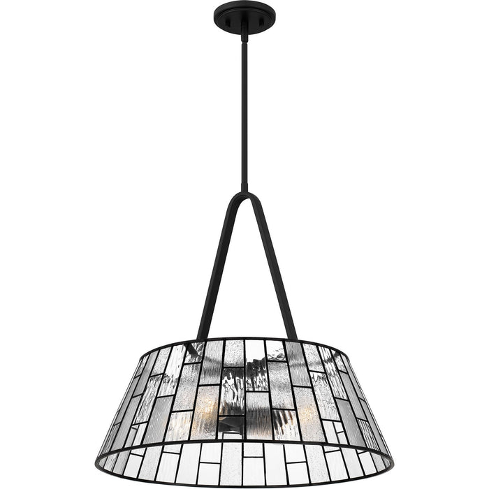 Myhouse Lighting Quoizel - QP6176MBK - Four Light Pendant - Quoizel Pendant - Matte Black