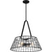 Myhouse Lighting Quoizel - QP6176MBK - Four Light Pendant - Quoizel Pendant - Matte Black