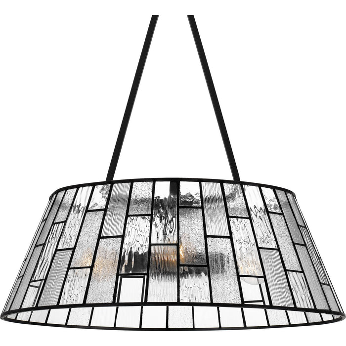 Myhouse Lighting Quoizel - QP6176MBK - Four Light Pendant - Quoizel Pendant - Matte Black