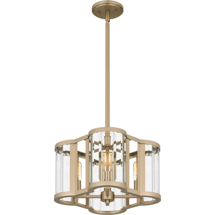 Myhouse Lighting Quoizel - QP6193BGD - Four Light Pendant - Quoizel Pendant - Bronze Gold