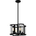 Myhouse Lighting Quoizel - QP6193MBK - Four Light Pendant - Quoizel Pendant - Matte Black