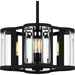 Myhouse Lighting Quoizel - QP6193MBK - Four Light Pendant - Quoizel Pendant - Matte Black