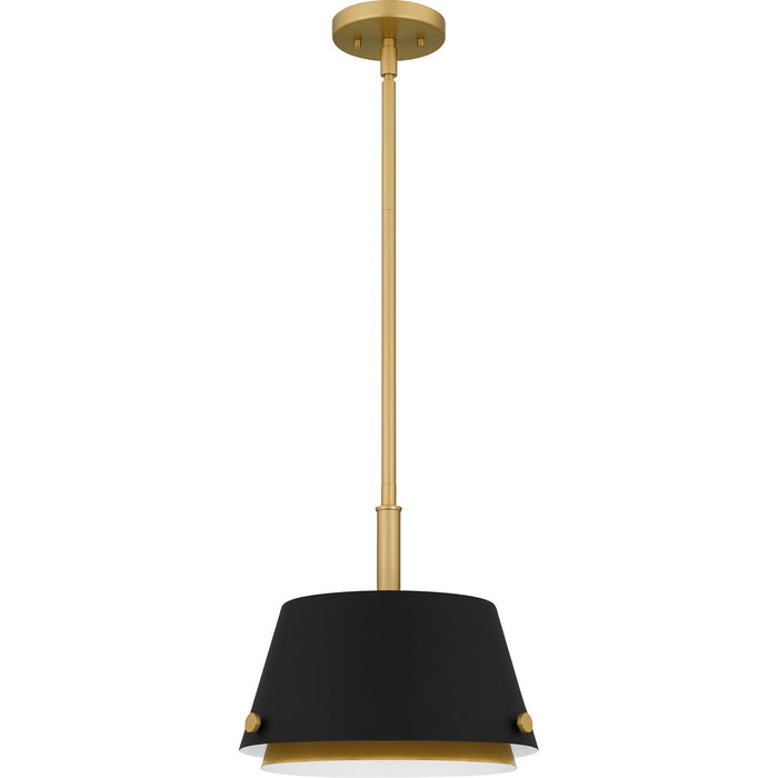 Myhouse Lighting Quoizel - QPP6163MBK - One Light Pendant - Quoizel Piccolo Pendant - Matte Black