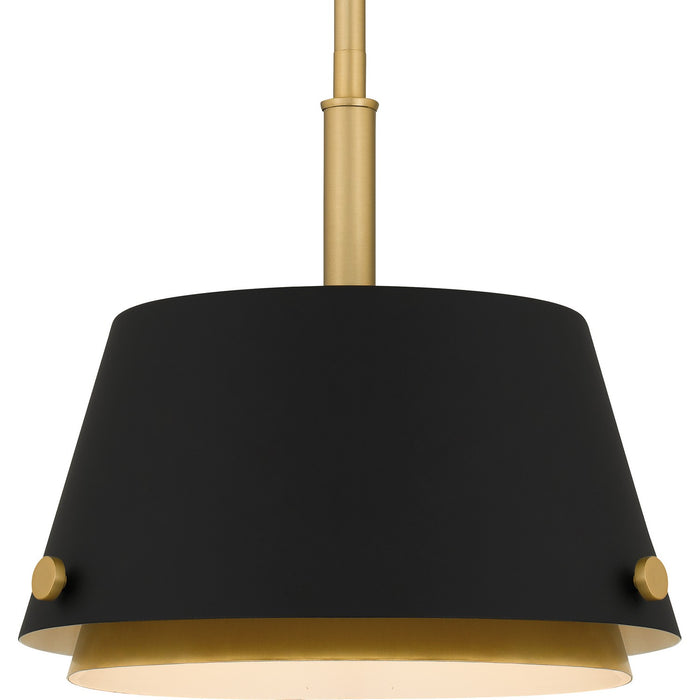 Myhouse Lighting Quoizel - QPP6163MBK - One Light Pendant - Quoizel Piccolo Pendant - Matte Black