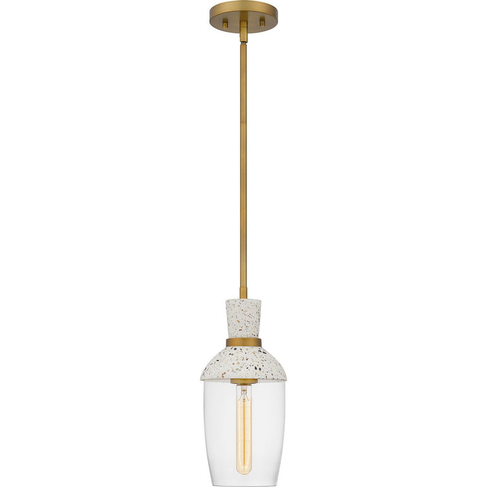 Myhouse Lighting Quoizel - QPP6189AB - One Light Mini Pendant - Quoizel Piccolo Pendant - Aged Brass