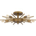 Myhouse Lighting Quoizel - QSF6158WS - Five Light Semi Flush Mount - Quoizel Semi-Flush Mount - Weathered Brass