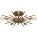 Myhouse Lighting Quoizel - QSF6158WS - Five Light Semi Flush Mount - Quoizel Semi-Flush Mount - Weathered Brass