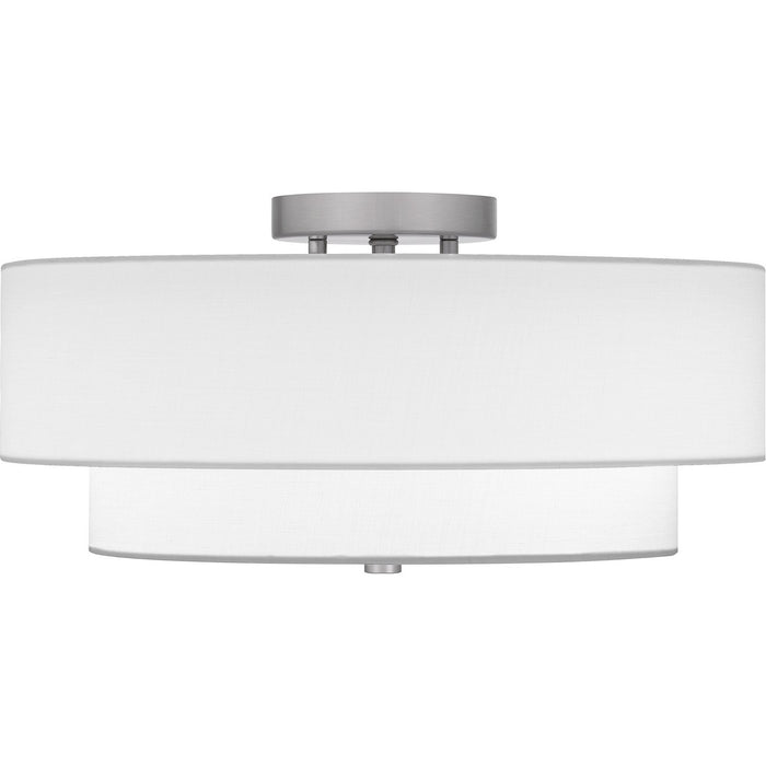 Myhouse Lighting Quoizel - QSF6177BN - Two Light Semi Flush Mount - Quoizel Semi-Flush Mount - Brushed Nickel