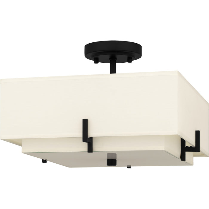 Myhouse Lighting Quoizel - QSF6178MBK - Two Light Semi Flush Mount - Quoizel Semi-Flush Mount - Matte Black