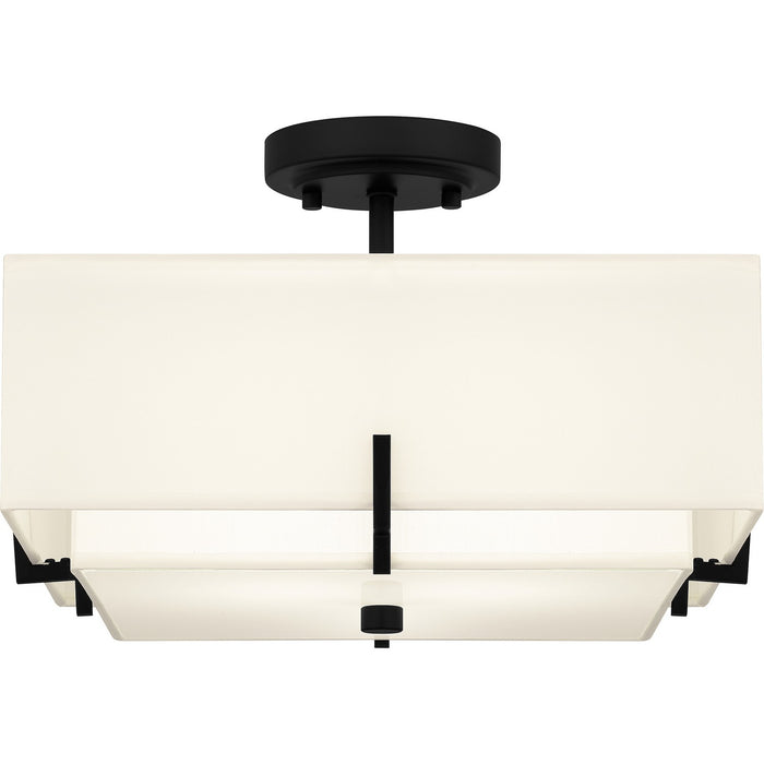 Myhouse Lighting Quoizel - QSF6178MBK - Two Light Semi Flush Mount - Quoizel Semi-Flush Mount - Matte Black