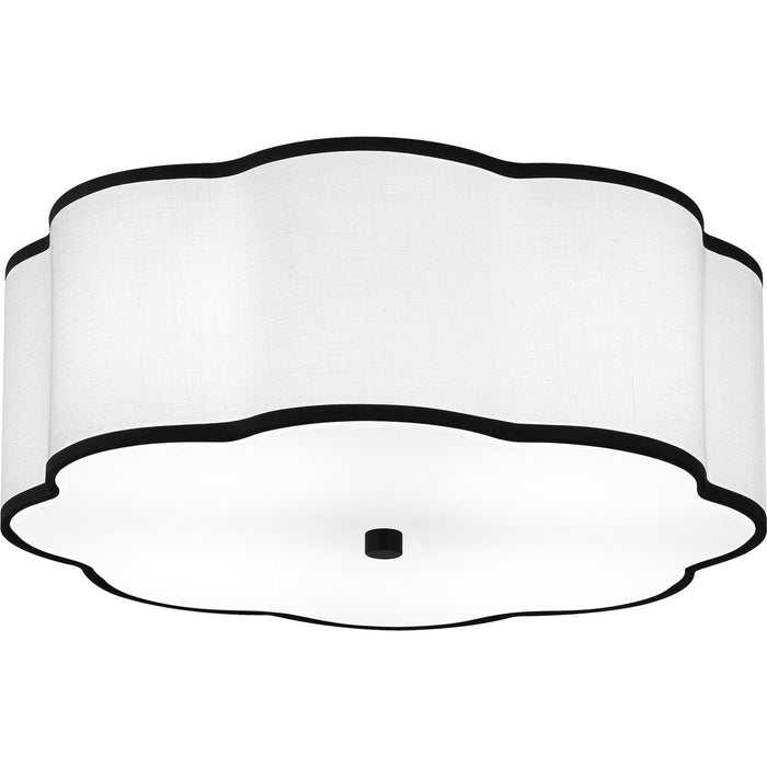 Myhouse Lighting Quoizel - QSF6179MBK - Four Light Semi Flush Mount - Quoizel Semi-Flush Mount - Matte Black