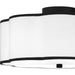 Myhouse Lighting Quoizel - QSF6179MBK - Four Light Semi Flush Mount - Quoizel Semi-Flush Mount - Matte Black