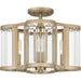 Myhouse Lighting Quoizel - QSF6193BGD - Four Light Semi Flush Mount - Quoizel Semi-Flush Mount - Bronze Gold