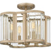 Myhouse Lighting Quoizel - QSF6193BGD - Four Light Semi Flush Mount - Quoizel Semi-Flush Mount - Bronze Gold