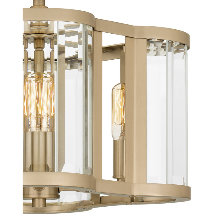 Myhouse Lighting Quoizel - QSF6193BGD - Four Light Semi Flush Mount - Quoizel Semi-Flush Mount - Bronze Gold