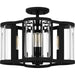 Myhouse Lighting Quoizel - QSF6193MBK - Four Light Semi Flush Mount - Quoizel Semi-Flush Mount - Matte Black