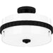 Myhouse Lighting Quoizel - QSF6195MBK - Two Light Semi Flush Mount - Quoizel Semi-Flush Mount - Matte Black