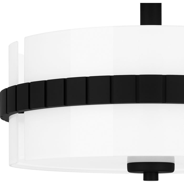 Myhouse Lighting Quoizel - QSF6195MBK - Two Light Semi Flush Mount - Quoizel Semi-Flush Mount - Matte Black