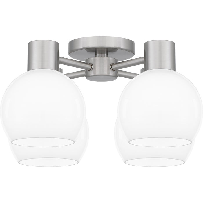 Myhouse Lighting Quoizel - QSF6199BN - Four Light Semi Flush Mount - Quoizel Semi-Flush Mount - Brushed Nickel