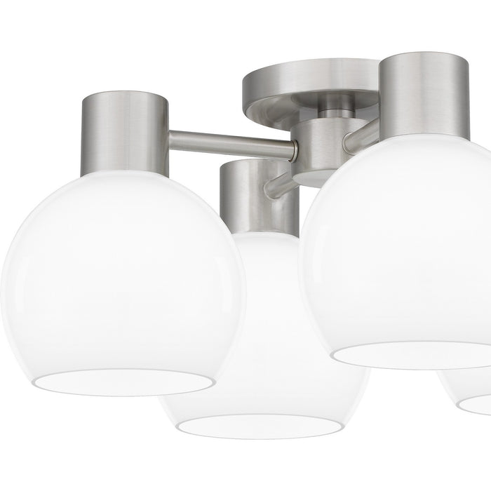 Myhouse Lighting Quoizel - QSF6199BN - Four Light Semi Flush Mount - Quoizel Semi-Flush Mount - Brushed Nickel