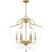 Myhouse Lighting Quoizel - SDY5028AB - Six Light Chandelier - Sunday - Aged Brass