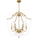 Myhouse Lighting Quoizel - SDY5028AB - Six Light Chandelier - Sunday - Aged Brass