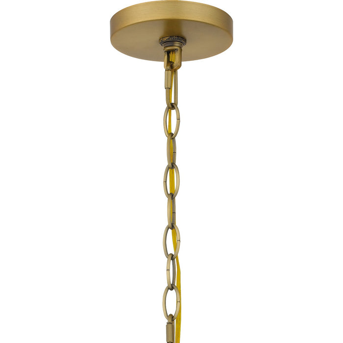 Myhouse Lighting Quoizel - SDY5028AB - Six Light Chandelier - Sunday - Aged Brass