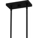 Myhouse Lighting Quoizel - TUT638MBK - Six Light Linear Chandelier - Tuthill - Matte Black