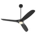 Myhouse Lighting Oxygen - 3-122-15 - 56" Ceiling Fan - Province - Black