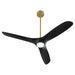 Myhouse Lighting Oxygen - 3-122-1540 - 56" Ceiling Fan - Province - Aged Brass / Black