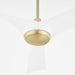 Myhouse Lighting Oxygen - 3-123-640 - 58" Ceiling Fan - Ridley - Aged Brass / White