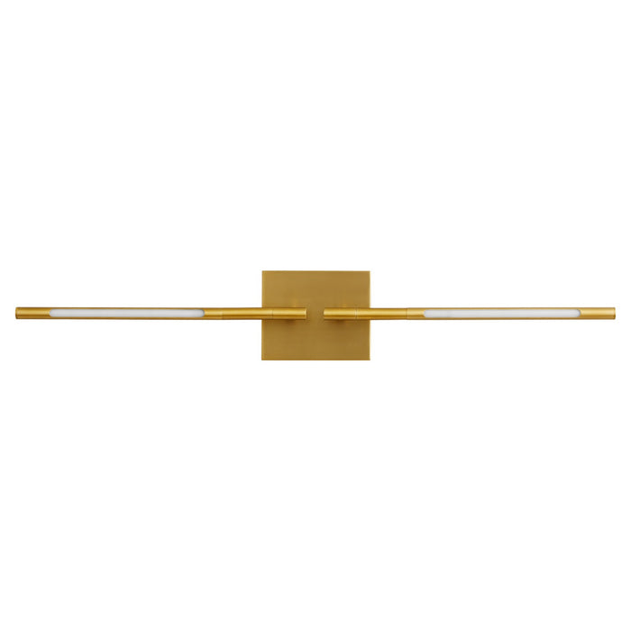 Myhouse Lighting Oxygen - 3-404-40 - LED Wall Sconce - Palillos - Aged Brass