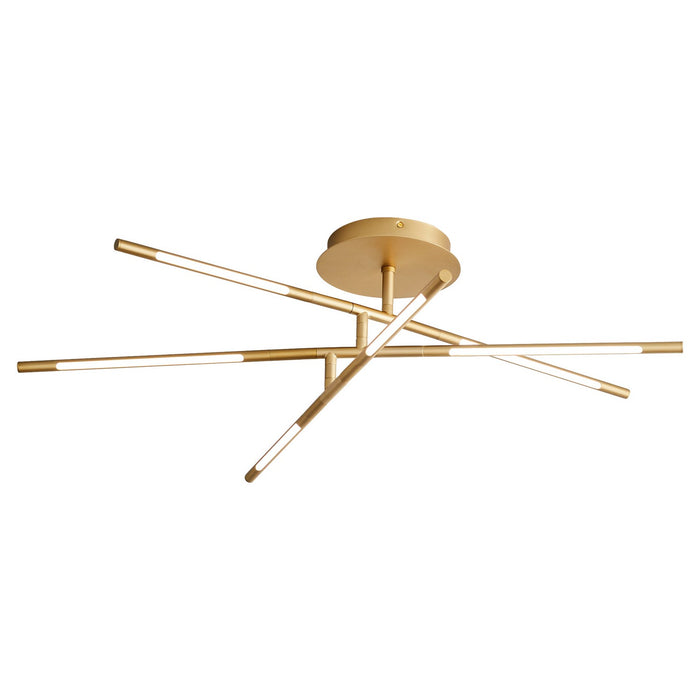 Myhouse Lighting Oxygen - 3-805-40 - LED Ceiling Mount - Palillos - Aged Brass