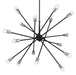 Myhouse Lighting Kichler - 52537BK - 16 Light Chandelier - Armstrong - Black