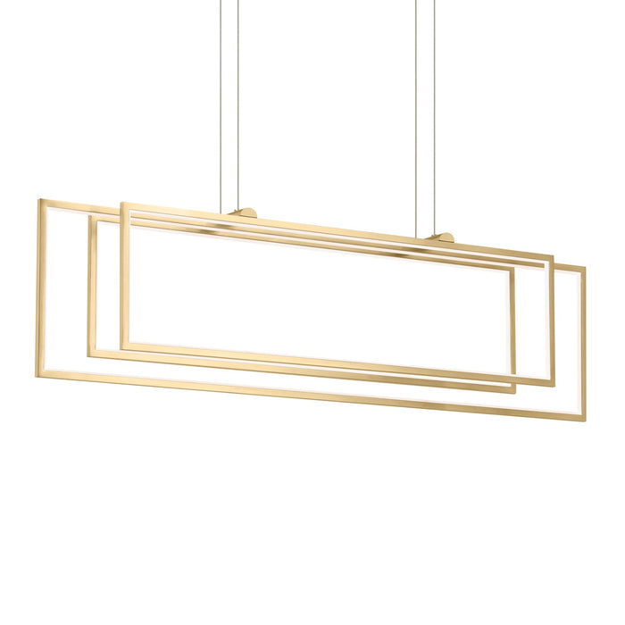 Myhouse Lighting Kichler - 84331CG - LED Linear Chandelier - Jestin - Champagne Gold