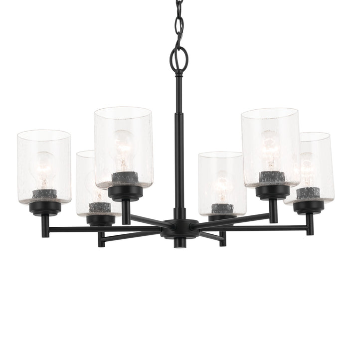 Myhouse Lighting Kichler - 52616BK - Six Light Chandelier - Winslow - Black