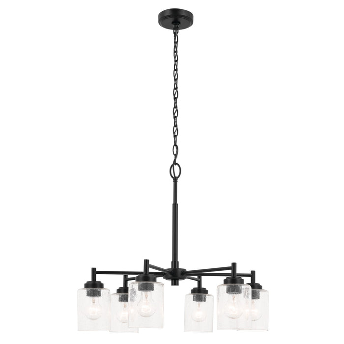 Myhouse Lighting Kichler - 52616BK - Six Light Chandelier - Winslow - Black