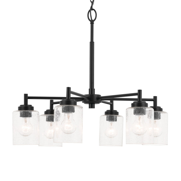 Myhouse Lighting Kichler - 52616BK - Six Light Chandelier - Winslow - Black