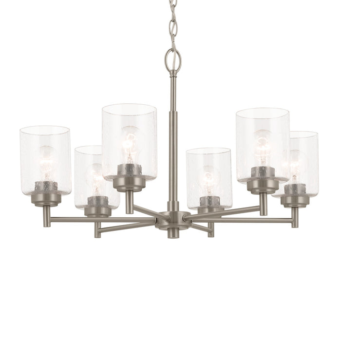 Myhouse Lighting Kichler - 52616NI - Six Light Chandelier - Winslow - Brushed Nickel