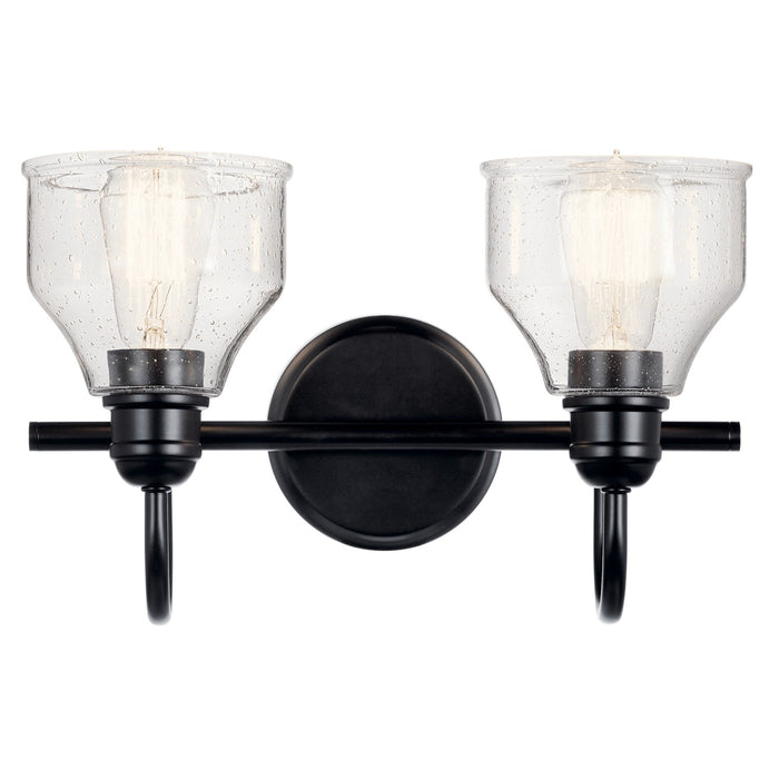 Myhouse Lighting Kichler - 45972BK - Two Light Bath - Avery - Black