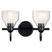 Myhouse Lighting Kichler - 45972BK - Two Light Bath - Avery - Black